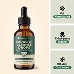 Gouttes anti-parasites internes pour chien
