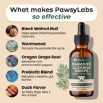 Gouttes anti-parasites internes pour chien